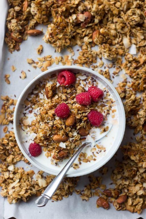 Flaxseed and Coconut Granola