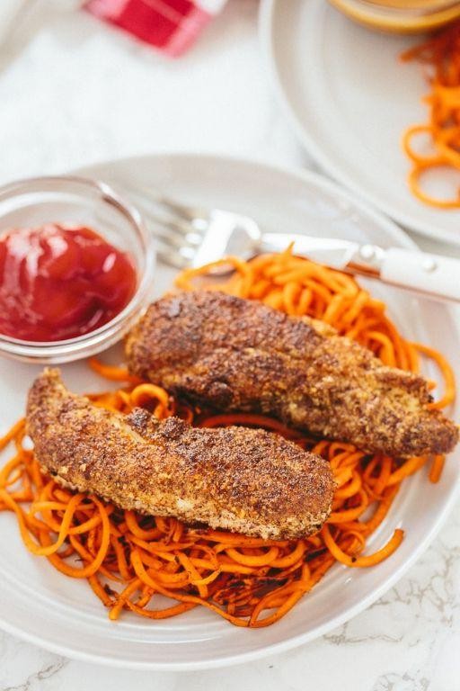 Flaxseed-Crusted Chicken Tenders