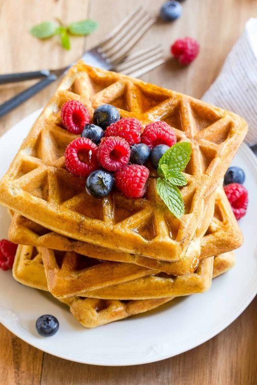 Fluffy Isopure Protein Waffles