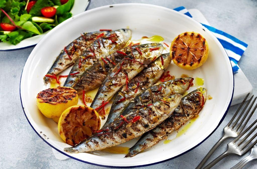 French-Style Grilled Sardines with Lemon