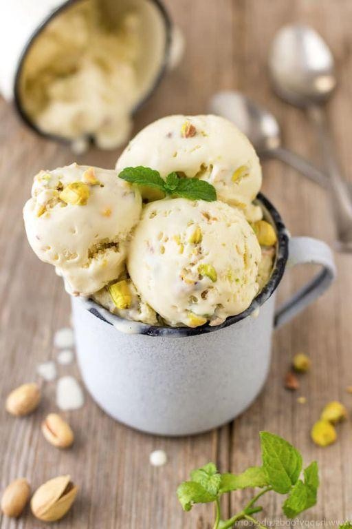 Fresh Mint Pistachio Ice Cream
