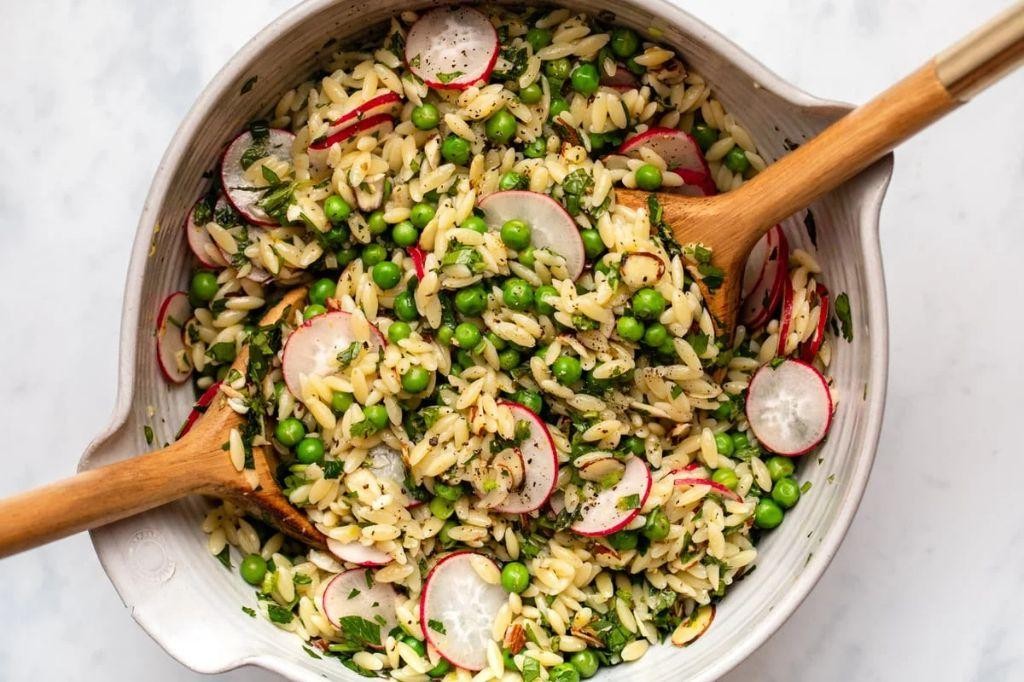 Fresh Pea and Lemon Orzo Salad