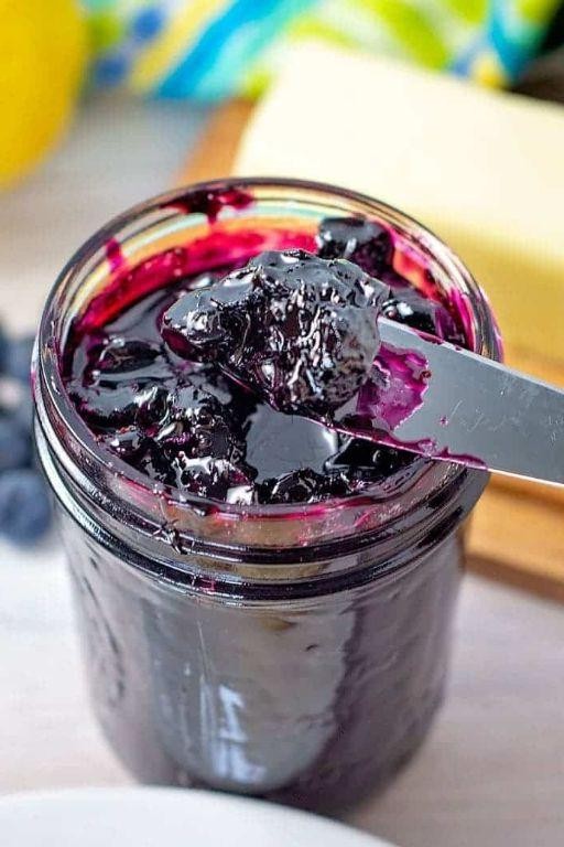 Frozen Blueberry Jam