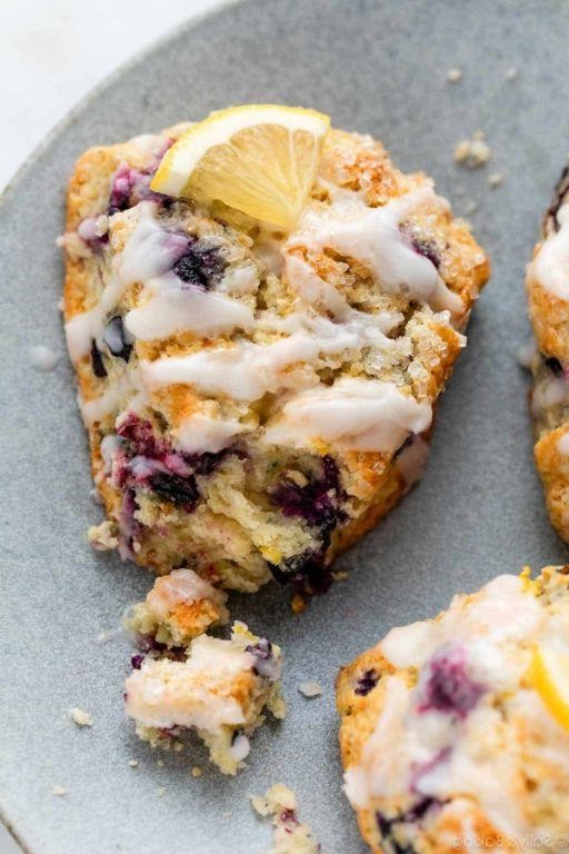 Frozen Blueberry Lemon Scones