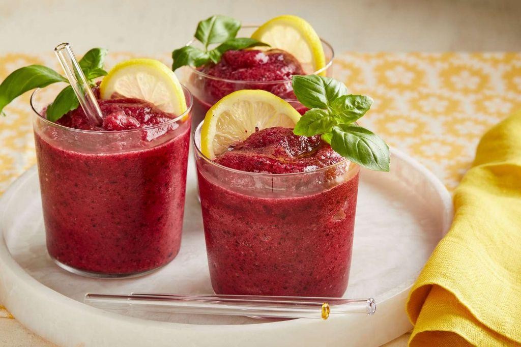 Frozen Blueberry Lemonade