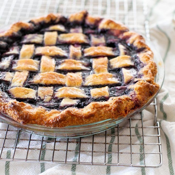 Frozen Blueberry Pie