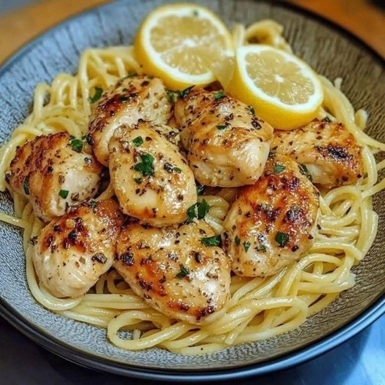 Garlic Butter Chicken Parmesan Pasta