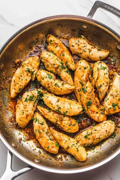 Garlic Butter Keto Chicken Tenderloins