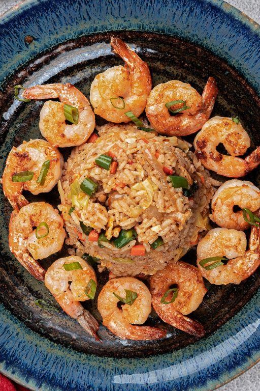 Garlic Butter Shrimp Hibachi