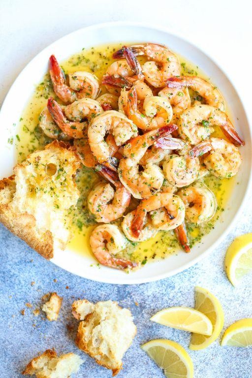 Garlic Butter Shrimp Spedini