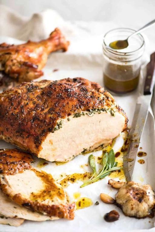 Garlic Herb Butter Roast Turkey