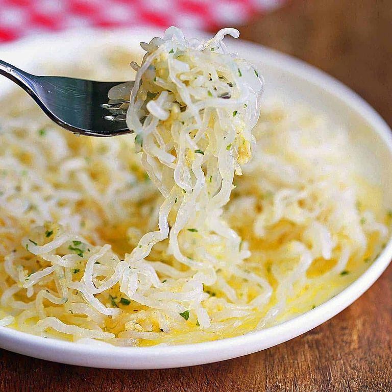 Garlic Parmesan Miracle Noodles