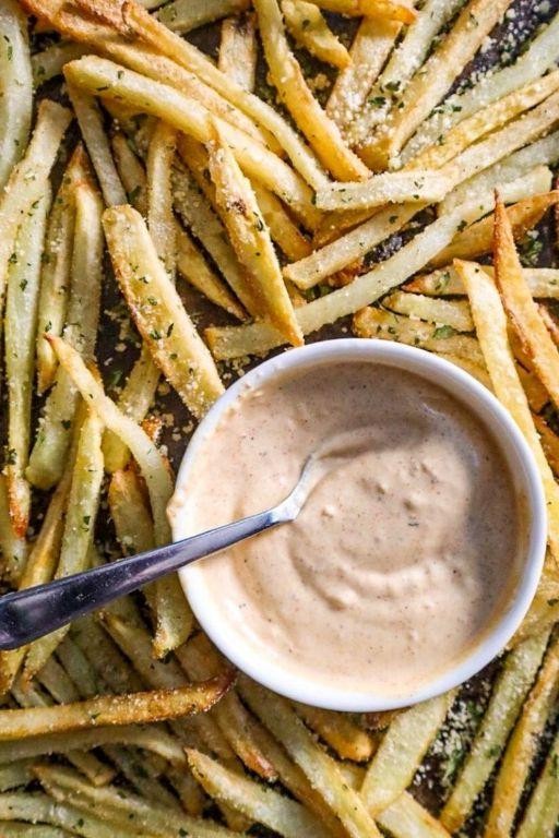 Garlic Parmesan Pommes Frites