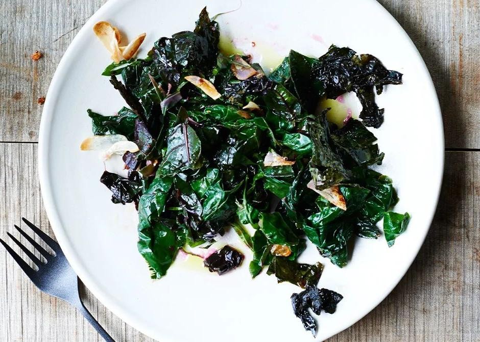 Garlic Sauteed Swiss Chard with Lemon