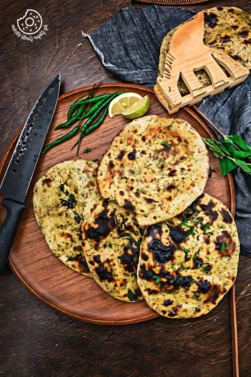 Garlic and Coriander Roti