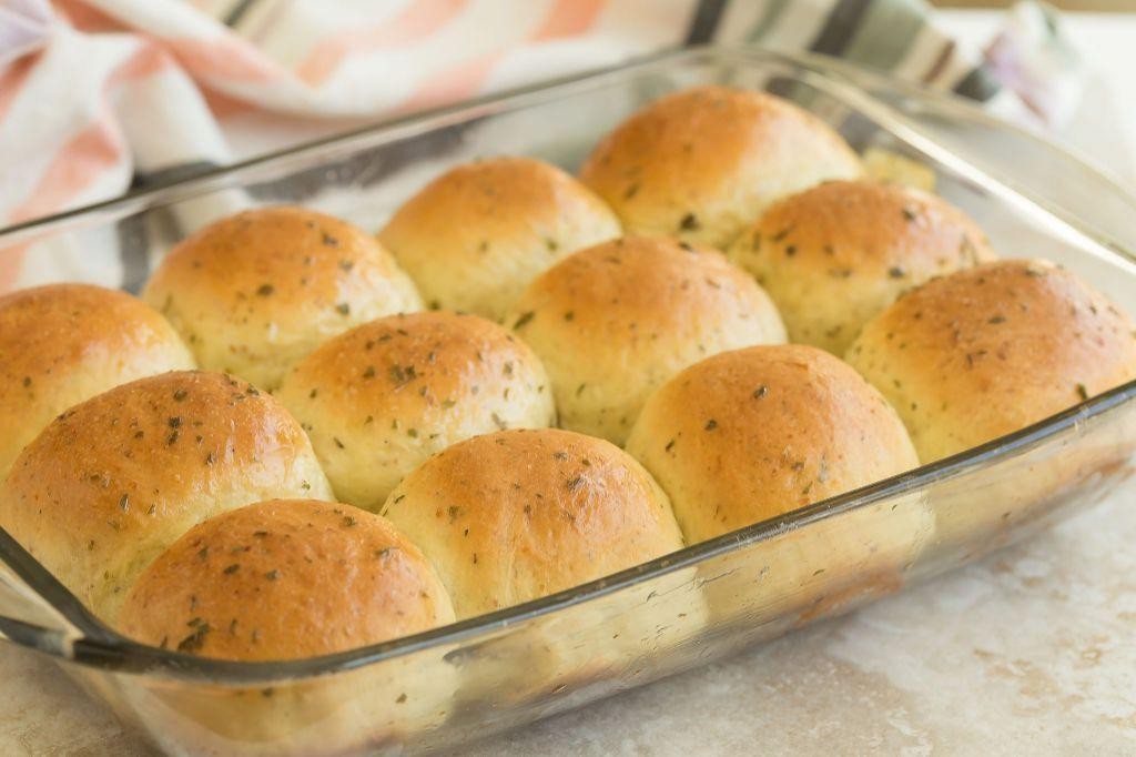 Garlic and Herb Infused Potato Bread