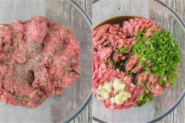 Garlic and Herb Seasoned Beef for Burgers