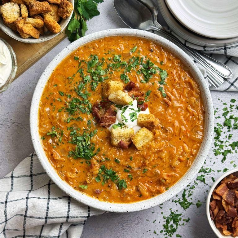 German-Style Pork and Sauerkraut Soup