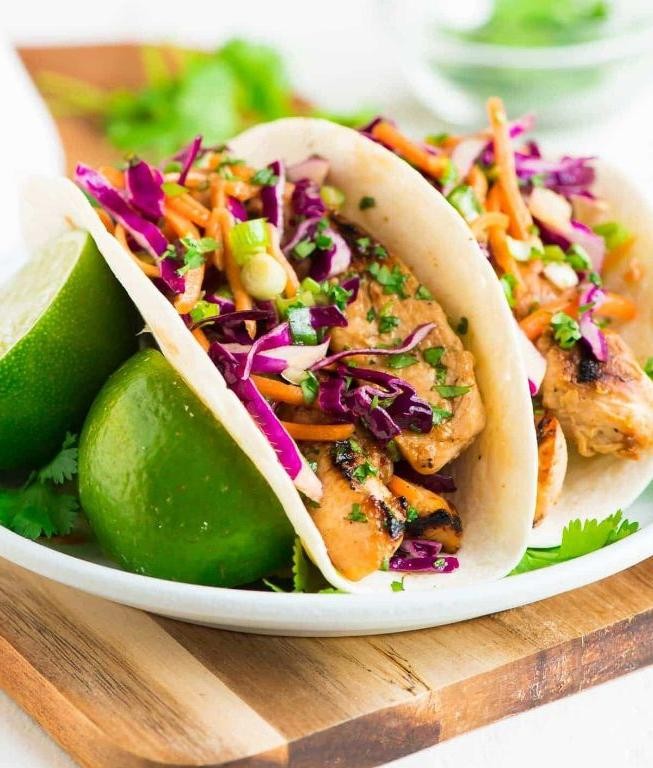 Ginger Lime Chicken Tacos