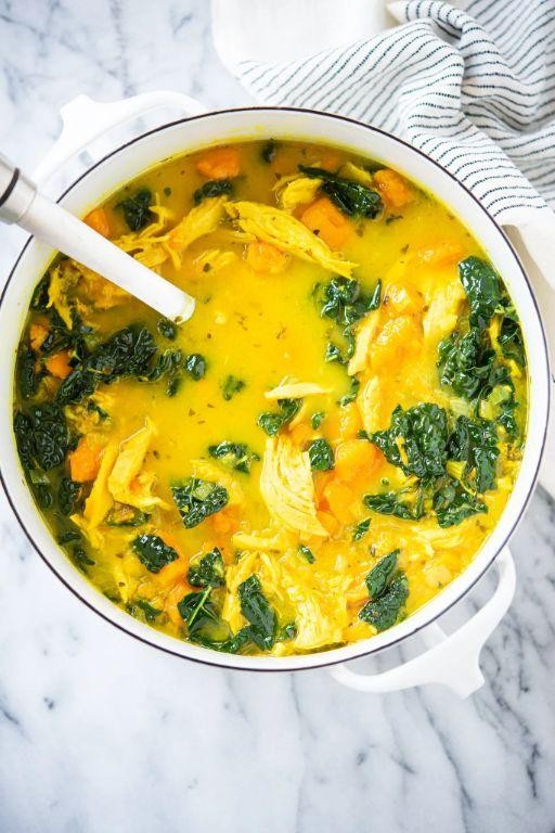 Ginger Turmeric Chicken Soup