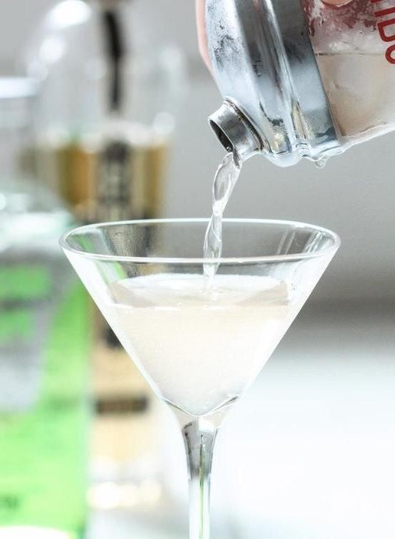 Ginger Vodka Martini with a Zesty Kick