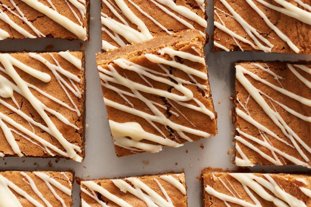 Gingerbread Blondies