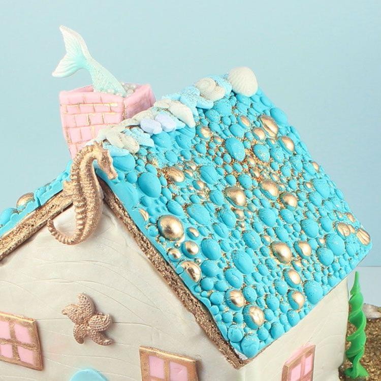 Gingerbread Sea Foam Squares