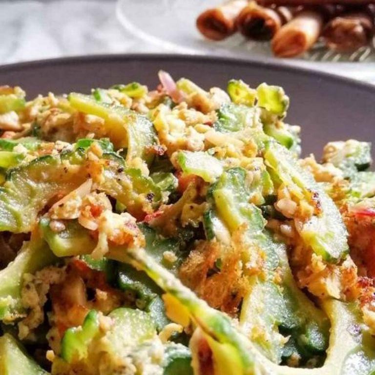 Ginisang Ampalaya with Egg