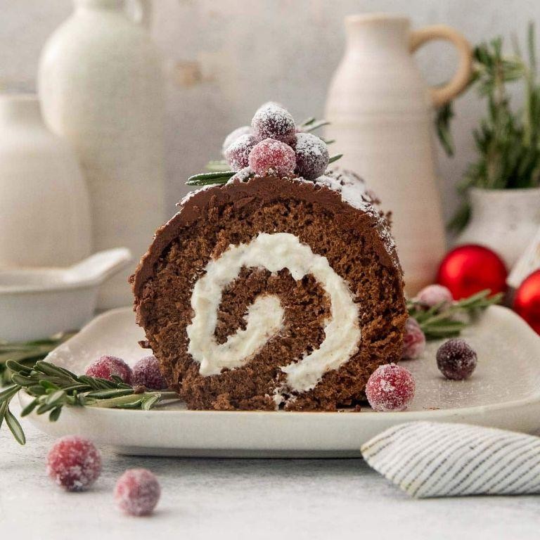 Gluten Free Chocolate Yule Log
