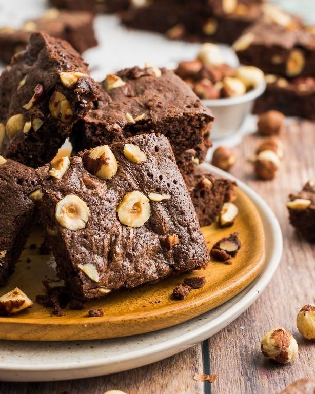 Gluten Free Hazelnut Brownies
