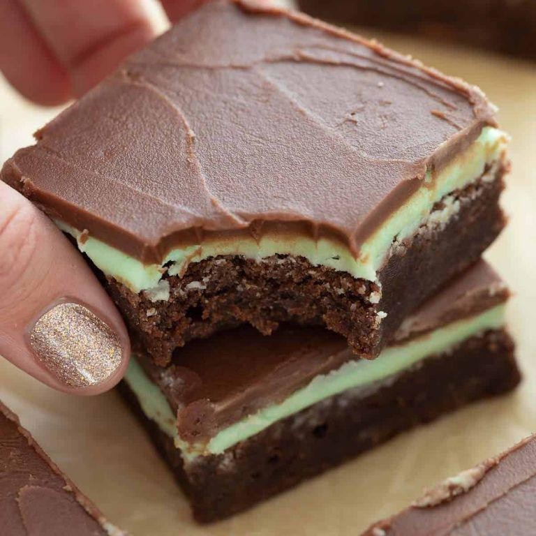 Gluten Free Mint Chocolate Brownies