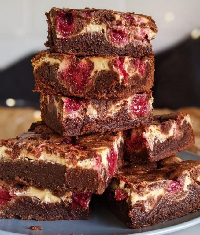 Gluten Free Raspberry Swirl Brownies