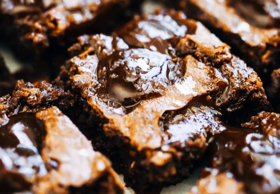 Gluten Free Salted Caramel Brownies