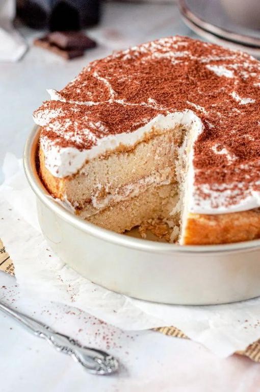 Gluten Free Tiramisu Layer Cake