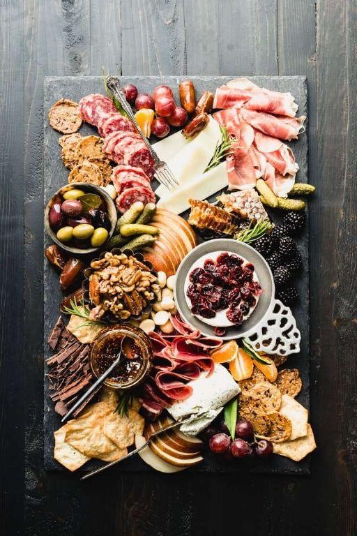 Gluten-Free Charcuterie Board with Rice Crackers