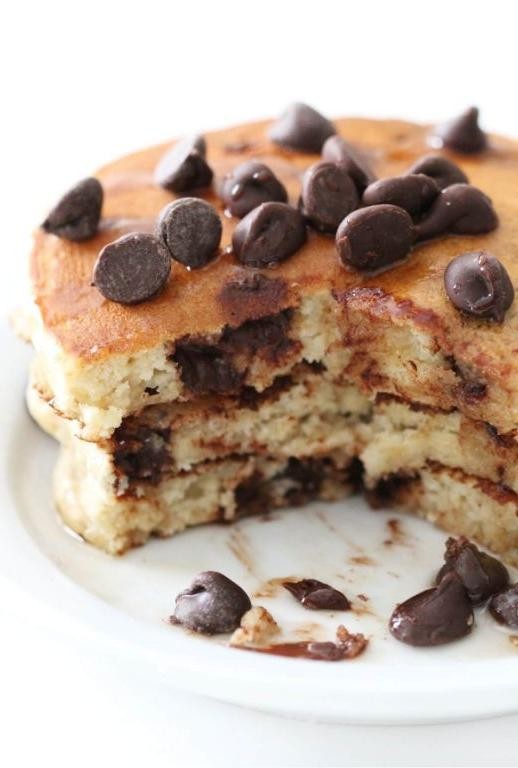 Gluten-Free Chocolate Chip Pancakes