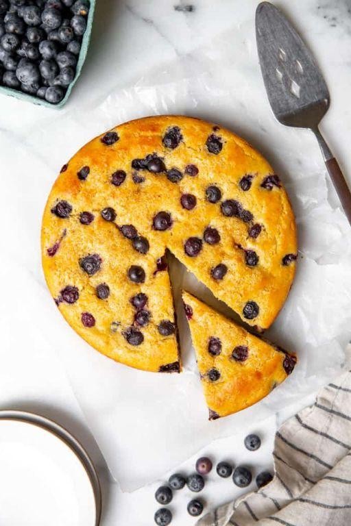 Gluten-Free Triple Berry Yogurt Cake