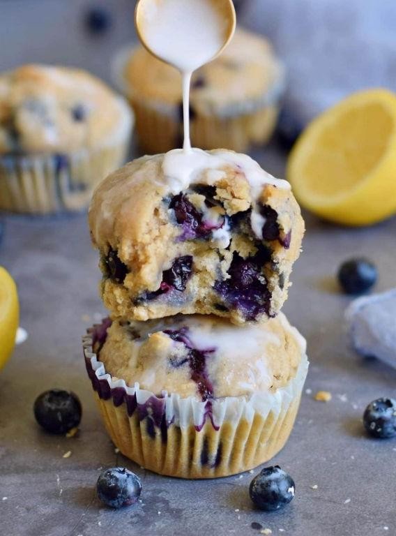 Gluten-Free Vegan Blueberry Muffins