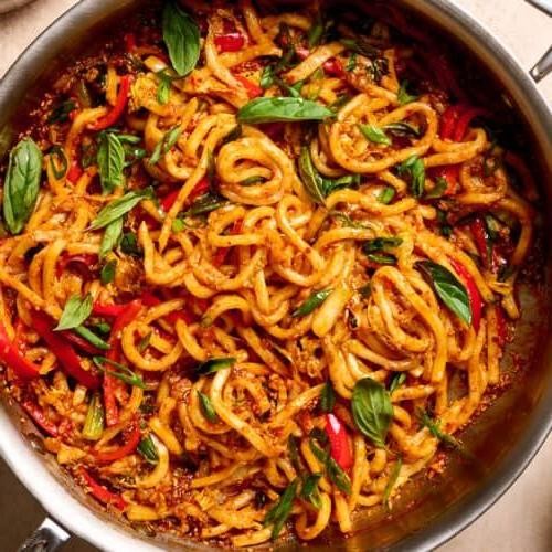 Gochujang Ramen with Stir-Fried Vegetables