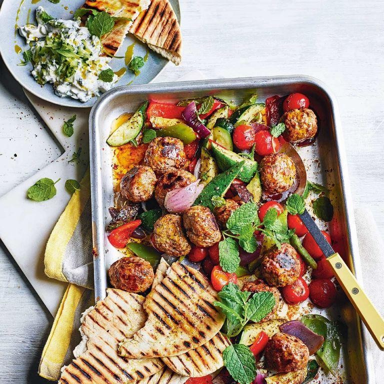 Greek Style Lamb Tray Bake