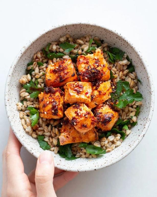 Greek Yogurt Marinated Salmon