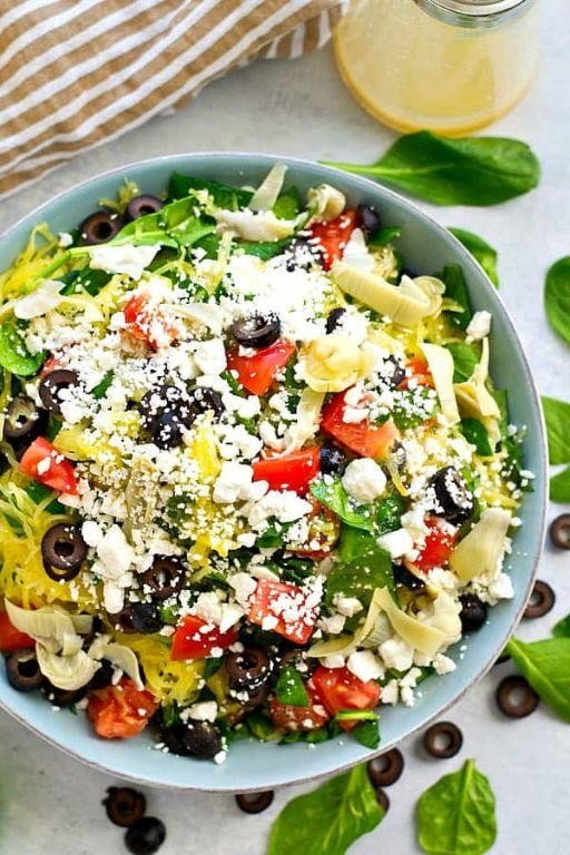 Greek Yogurt and Dill Spaghetti Squash Salad