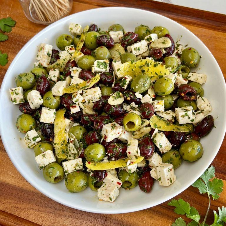 Greek-Inspired Hoppin John with Feta and Olives
