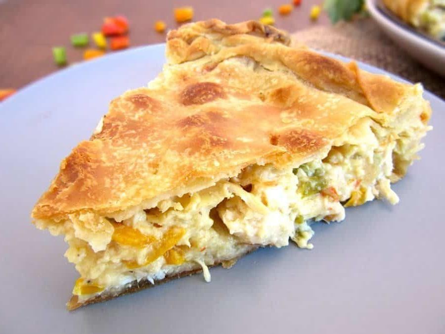 Greek-Style Chicken Quiche