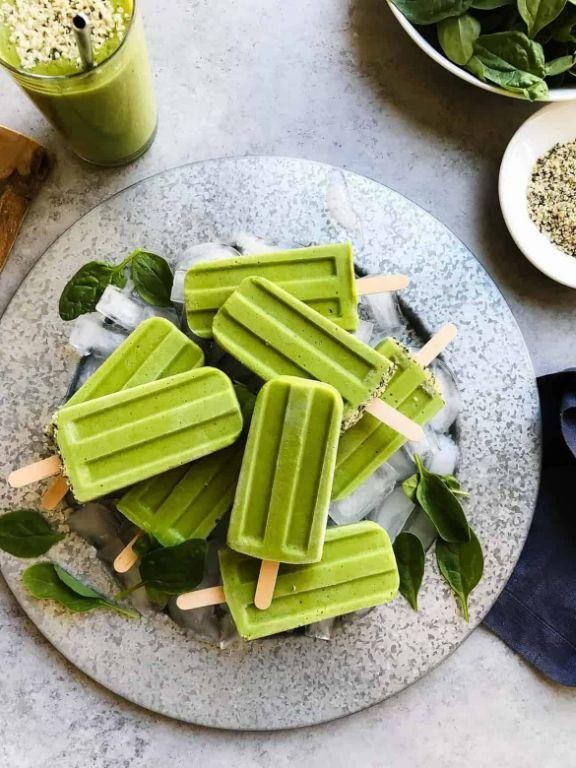 Green Smoothie Popsicles