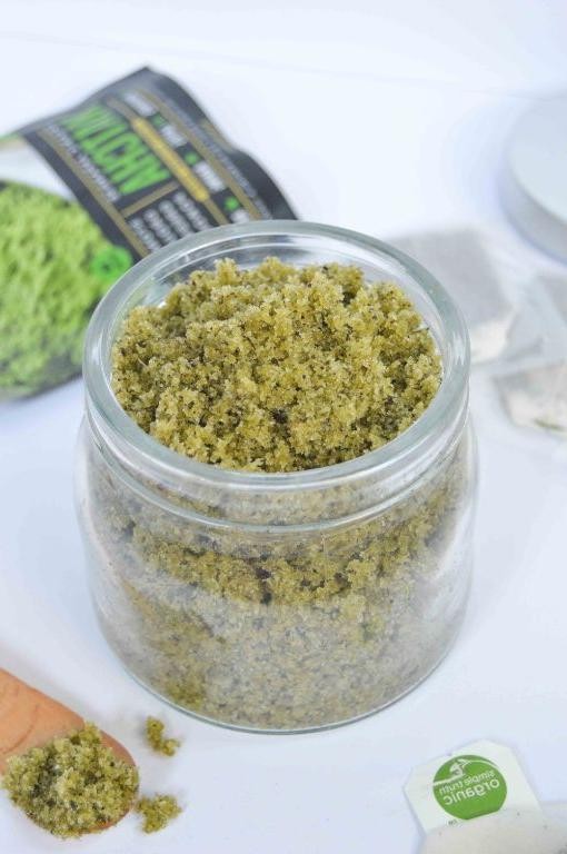 Green Tea and Sugar Scrub