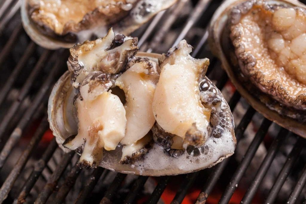 Grilled Abalone with Garlic Butter