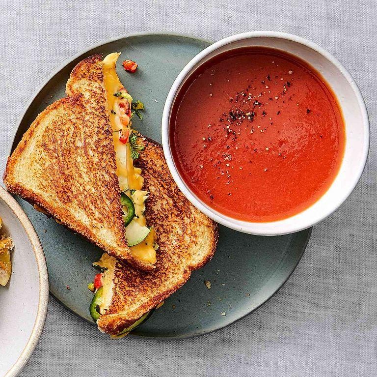 Grilled Cheese and Tomato Soup Combo