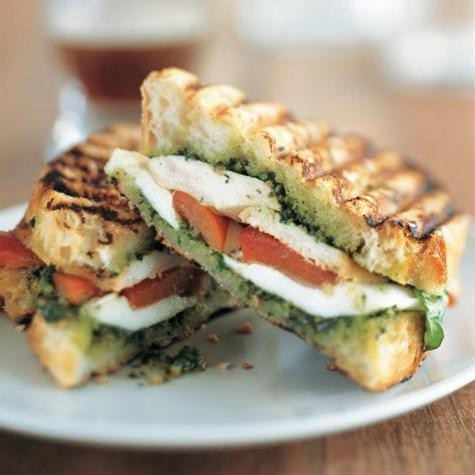 Grilled Chicken and Pesto Panini