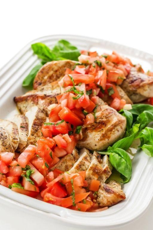 Grilled Chicken with Fresh Tomato Salsa